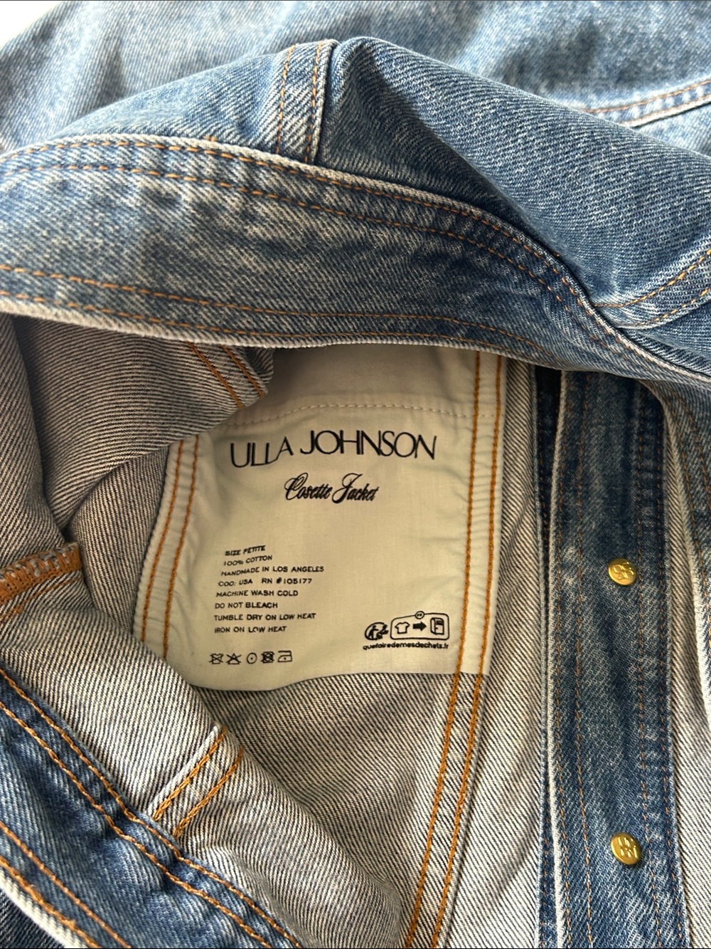 Ulla Johnson Cosette denim jacket - Picture 4 of 4